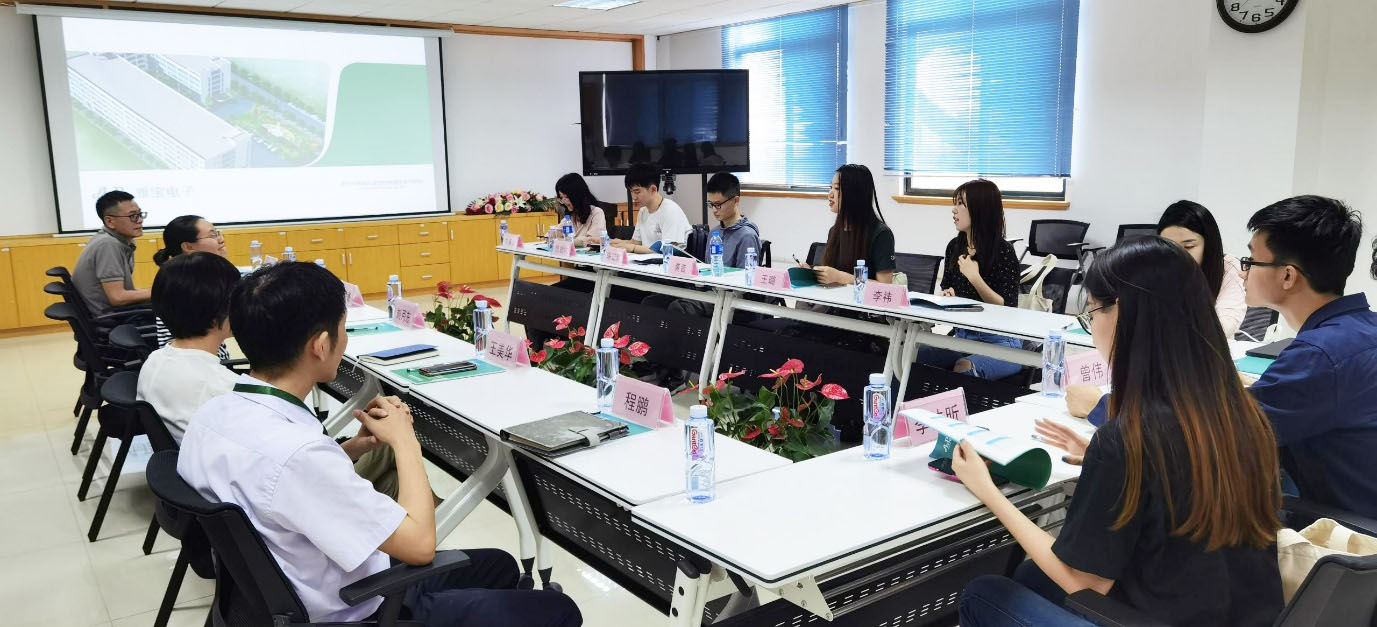 Социальная практика Wudaokou Financial Institute of Tsinghua University в нашей компании1